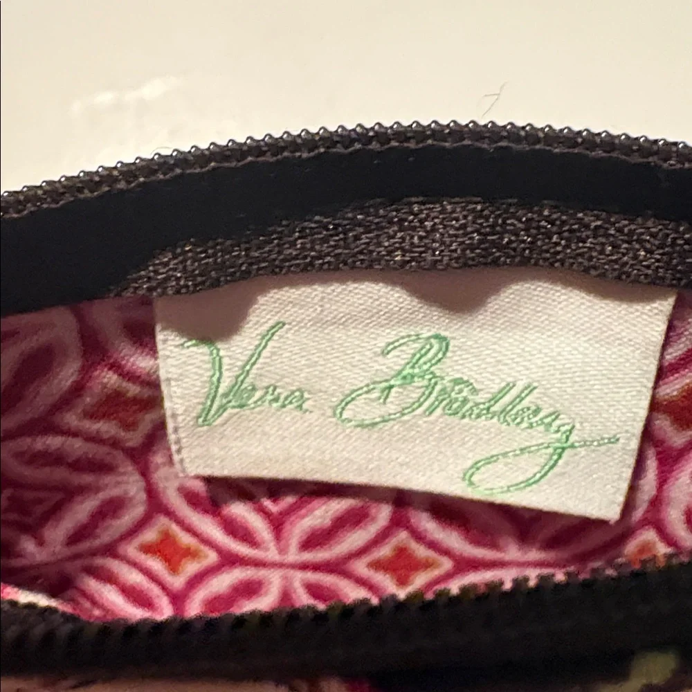 Vera Bradley Multicolor Floral Coin Purse brown pink - Picture 6 of 6